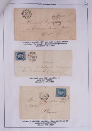 1795-1874, Solide ensemble de lettres sur les HAUTES-PYRENEES