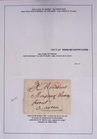 1795-1874, Solide ensemble de lettres sur les HAUTES-PYRENEES