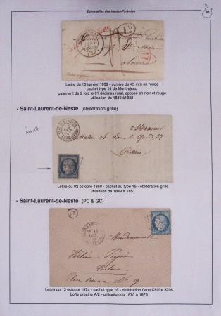 1795-1874, Solide ensemble de lettres sur les HAUTES-PYRENEES