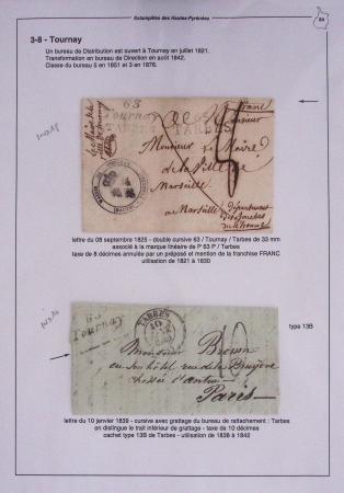 1795-1874, Solide ensemble de lettres sur les HAUTES-PYRENEES