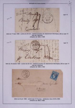 1795-1874, Solide ensemble de lettres sur les HAUTES-PYRENEES