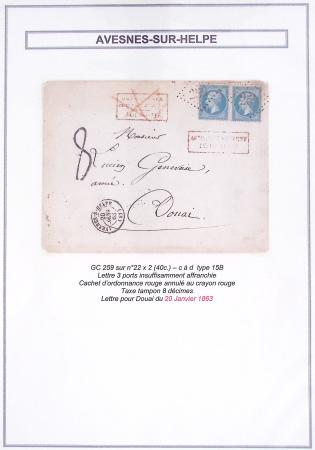 1709-1871, Jolie sélection de lettres du département
