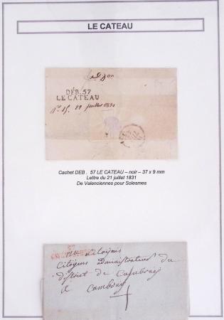 1709-1871, Jolie sélection de lettres du département