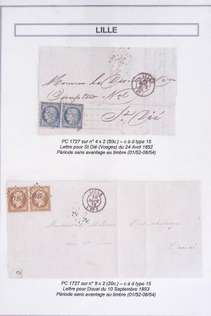 1709-1871, Jolie sélection de lettres du département