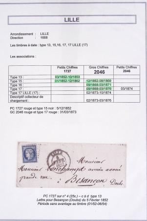 1709-1871, Jolie sélection de lettres du département
