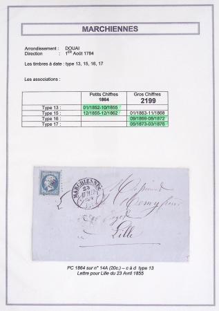 1709-1871, Jolie sélection de lettres du département