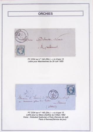 1709-1871, Jolie sélection de lettres du département