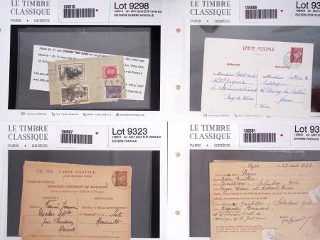 1862-1943, anciens lots de VO avec des lettres dont