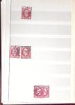 1849-1876, 6 petits classeurs avec stock de classiques