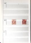 1849-1876, 6 petits classeurs avec stock de classiques