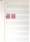 1849-1876, 6 petits classeurs avec stock de classiques