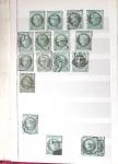 1849-1876, 6 petits classeurs avec stock de classiques