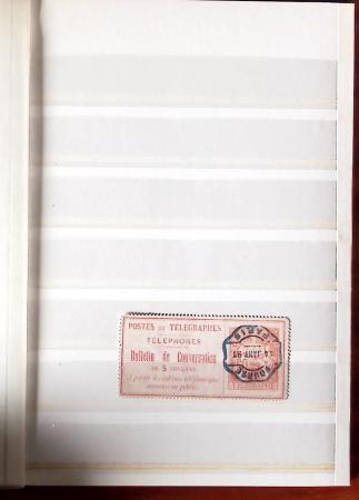 1849-1876, 6 petits classeurs avec stock de classiques