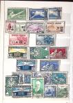 1849-1876, 6 petits classeurs avec stock de classiques