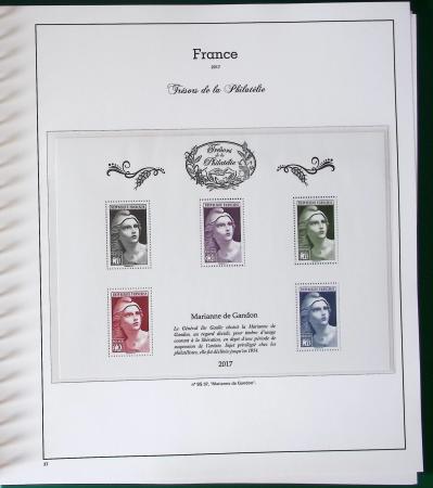 2014-2020, 2 albums "Trésor de la philatélie" complets