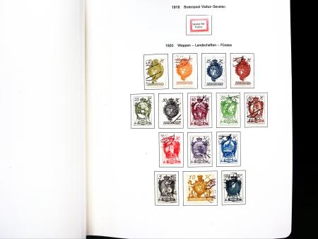1912-2000, Attractive used collection of Liechtenstein