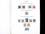 1912-2000, Attractive used collection of Liechtenstein