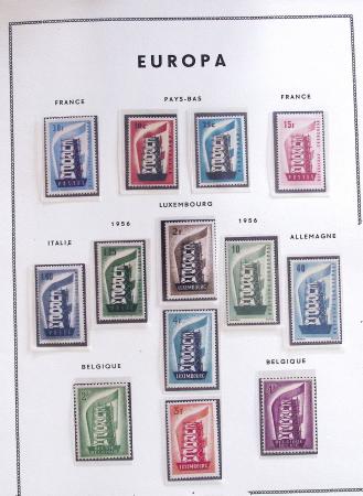 1956-2021, EUROPA : Collection complète avec blocs