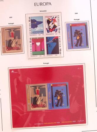 1956-2021, EUROPA : Collection complète avec blocs