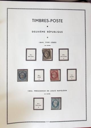 1849-2000, Collection de France (1849-1975) en deux