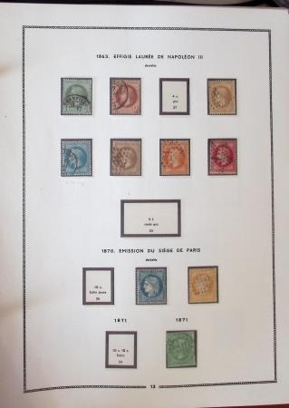 1849-2000, Collection de France (1849-1975) en deux