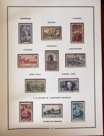 1849-2000, Collection de France (1849-1975) en deux