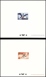 Lot de 4 épreuves de luxe Poste aérienne n°45, 46,