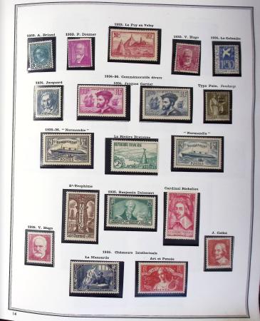 1849-2019, Collection de France en 5 classeurs commençant