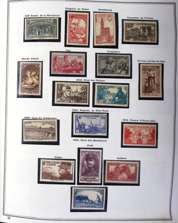 1849-2019, Collection de France en 5 classeurs commençant