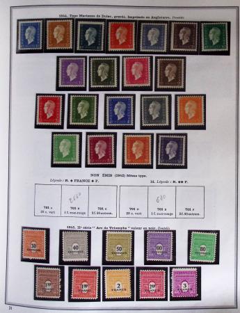 1849-2019, Collection de France en 5 classeurs commençant
