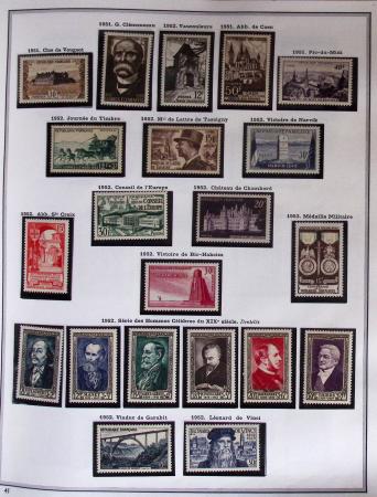 1849-2019, Collection de France en 5 classeurs commençant