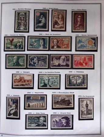 1849-2019, Collection de France en 5 classeurs commençant