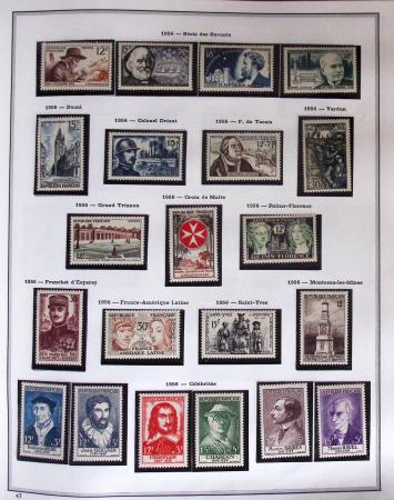 1849-2019, Collection de France en 5 classeurs commençant