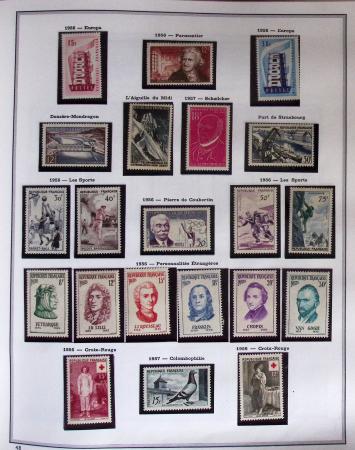 1849-2019, Collection de France en 5 classeurs commençant