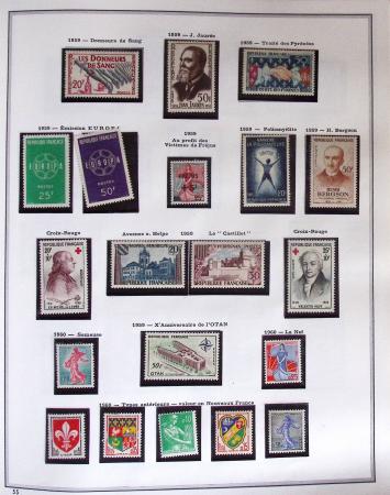 1849-2019, Collection de France en 5 classeurs commençant