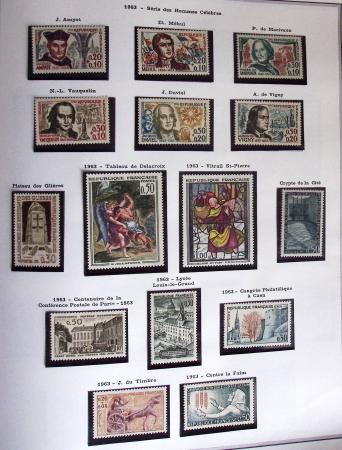 1849-2019, Collection de France en 5 classeurs commençant