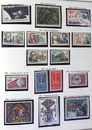 1849-2019, Collection de France en 5 classeurs commençant