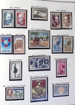 1849-2019, Collection de France en 5 classeurs commençant