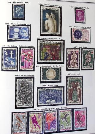 1849-2019, Collection de France en 5 classeurs commençant