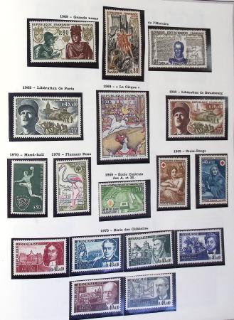 1849-2019, Collection de France en 5 classeurs commençant
