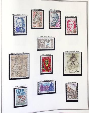 1849-2019, Collection de France en 5 classeurs commençant
