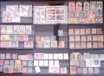 1840-1950, Valuable old-time dealer's stock on hundreds