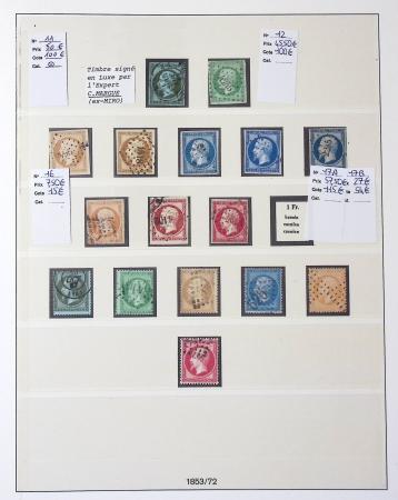 1849-2009 Collection avec multiples de timbres de France