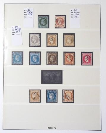 1849-2009 Collection avec multiples de timbres de France