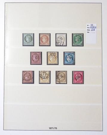 1849-2009 Collection avec multiples de timbres de France