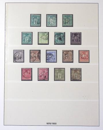 1849-2009 Collection avec multiples de timbres de France