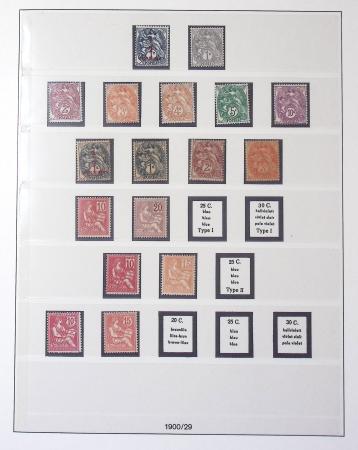 1849-2009 Collection avec multiples de timbres de France