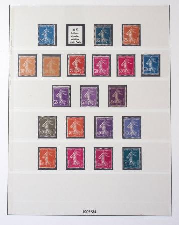 1849-2009 Collection avec multiples de timbres de France