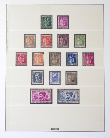 1849-2009 Collection avec multiples de timbres de France