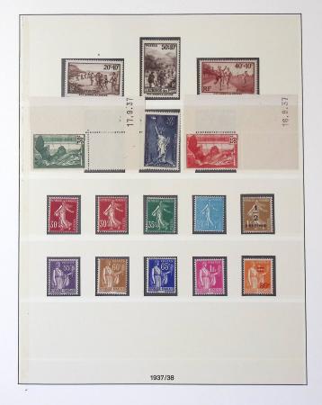 1849-2009 Collection avec multiples de timbres de France